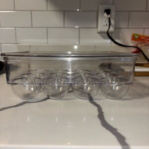 Clear Egg Storage Container with lid.